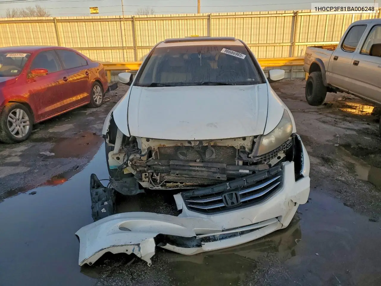 1HGCP3F81BA006248 2011 Honda Accord Exl