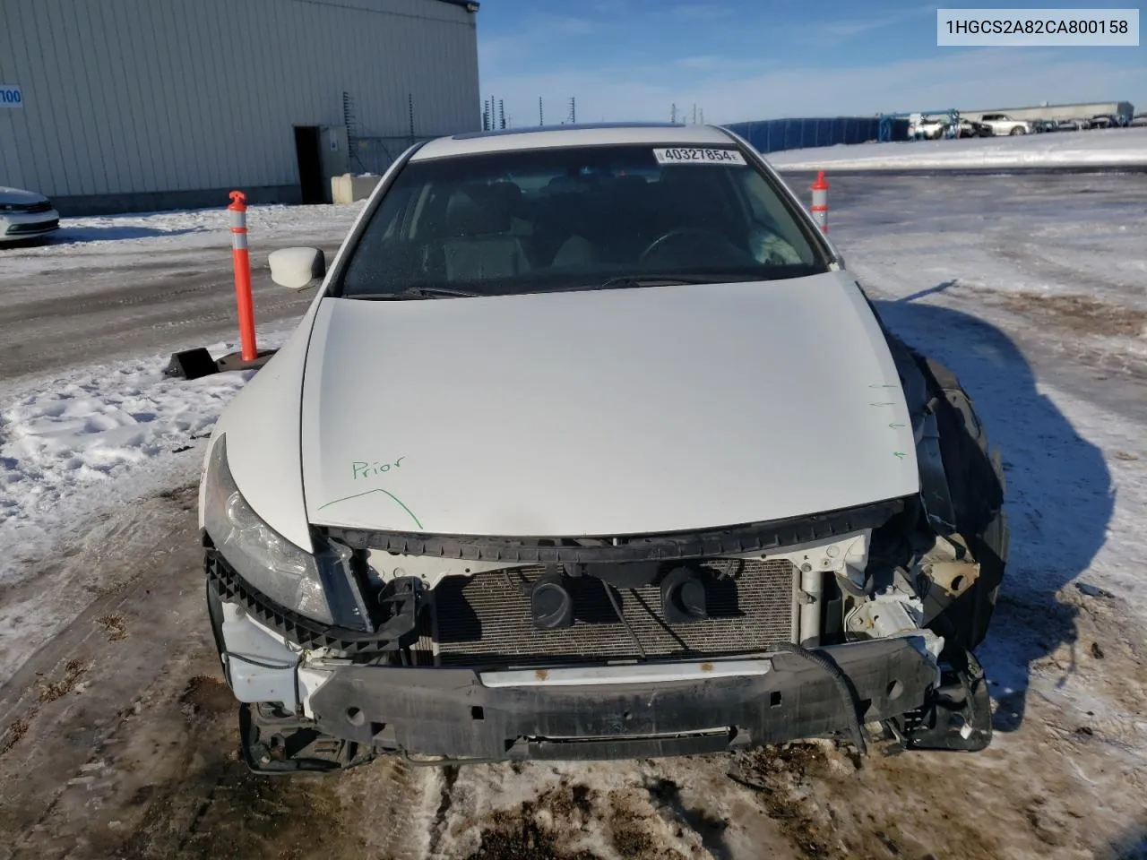 1HGCS2A82CA800158 2012 Honda Accord Exl