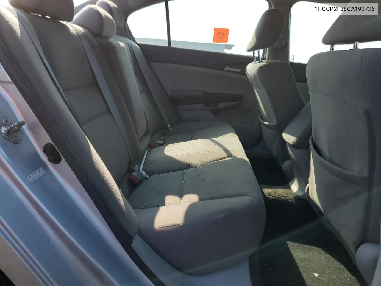 1HGCP2F38CA192726 2012 Honda Accord Lx