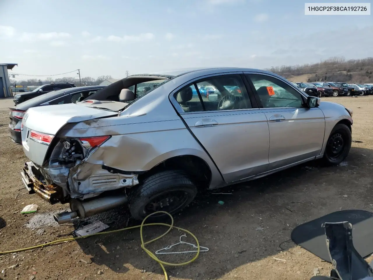 1HGCP2F38CA192726 2012 Honda Accord Lx