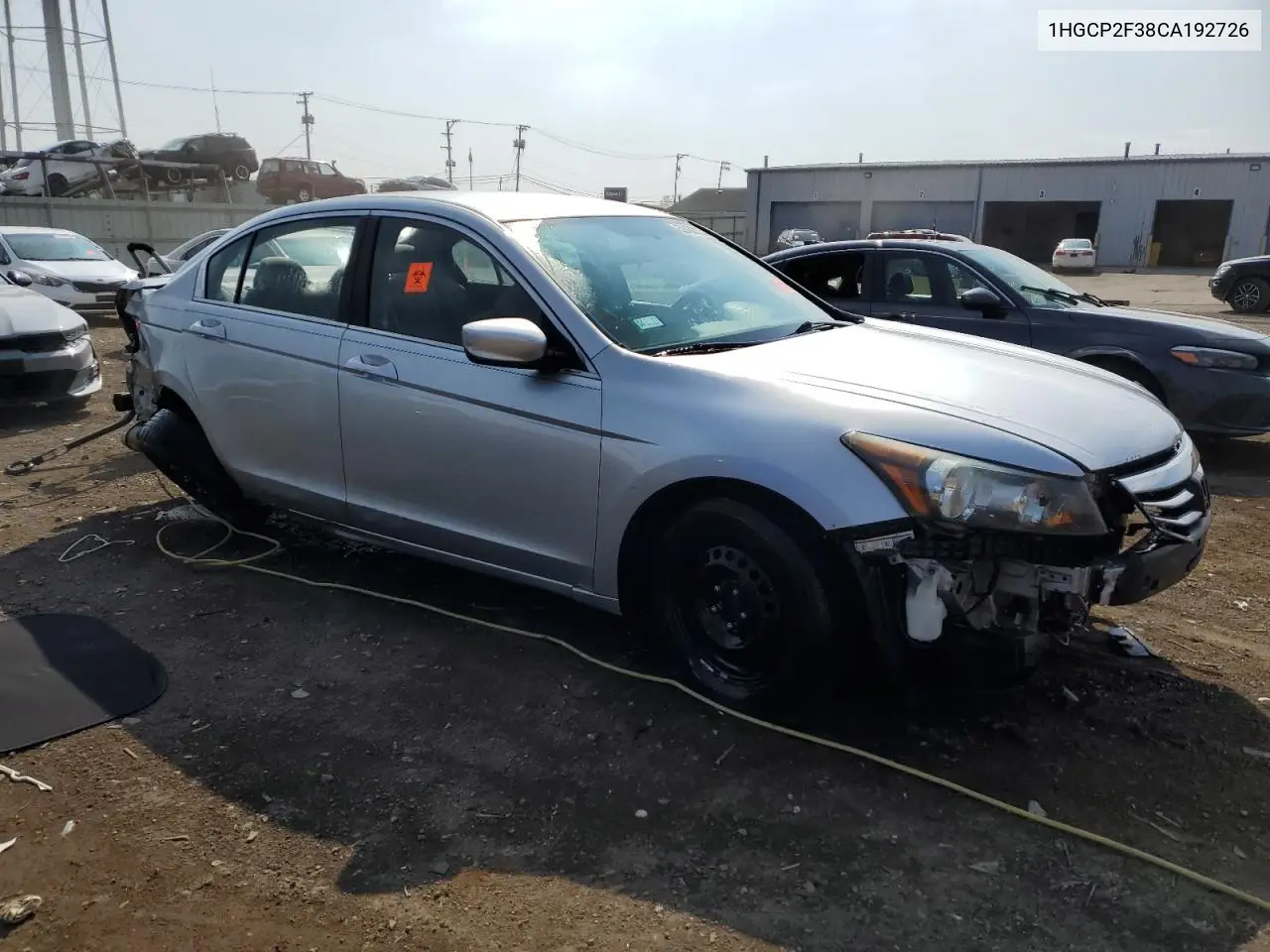 1HGCP2F38CA192726 2012 Honda Accord Lx