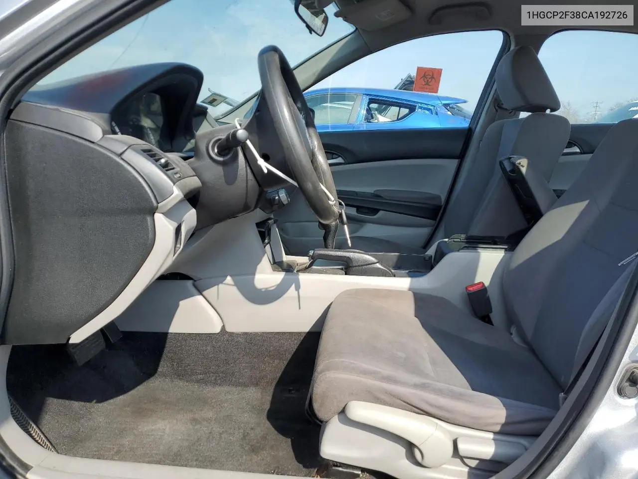 1HGCP2F38CA192726 2012 Honda Accord Lx