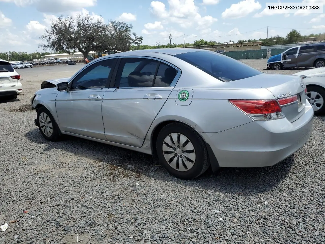 1HGCP2F3XCA200888 2012 Honda Accord Lx