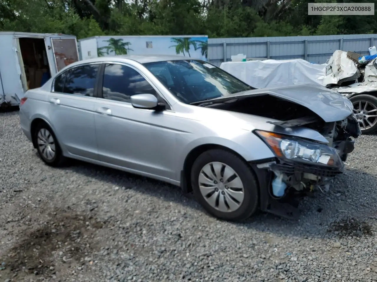 1HGCP2F3XCA200888 2012 Honda Accord Lx