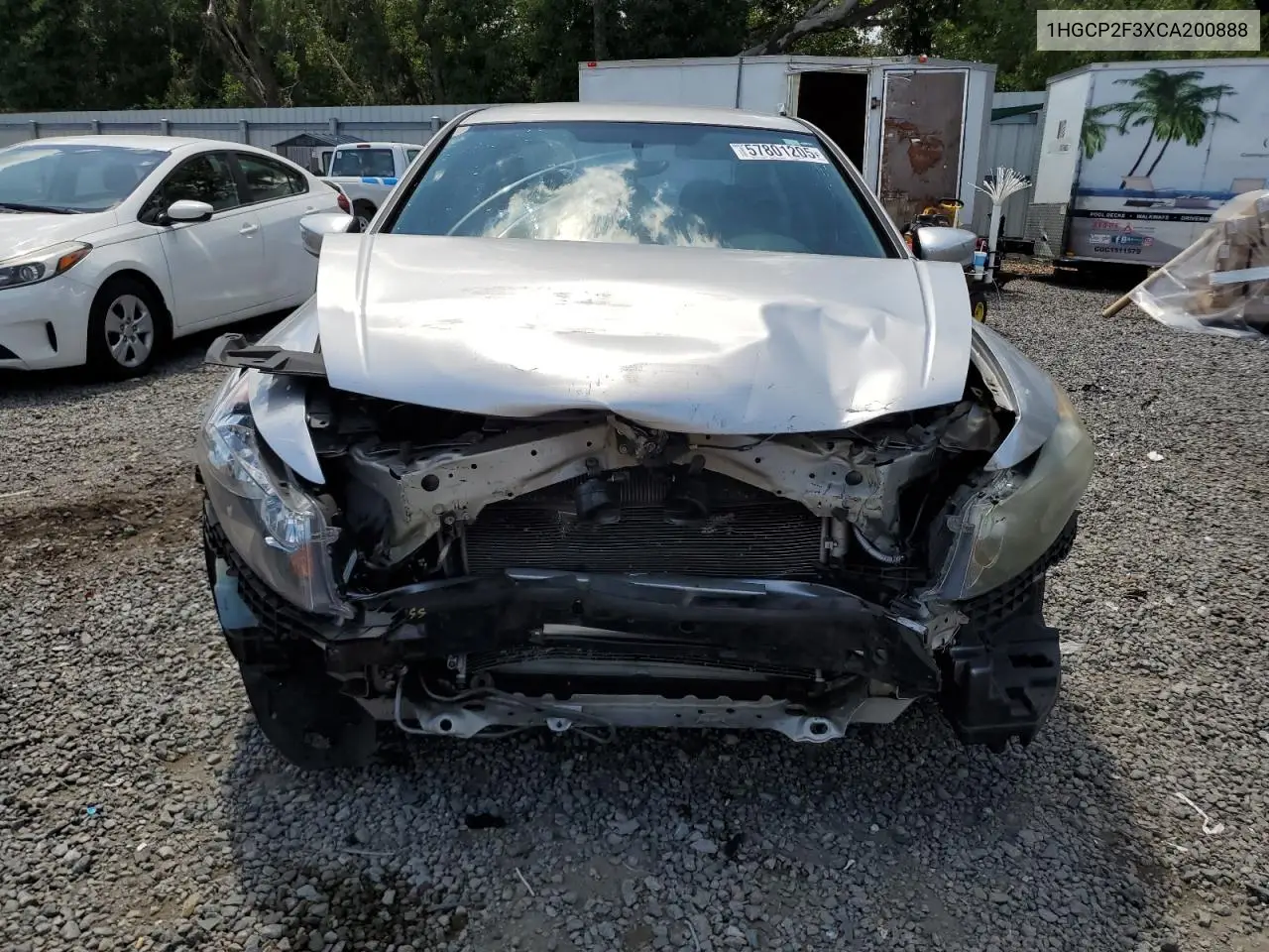1HGCP2F3XCA200888 2012 Honda Accord Lx