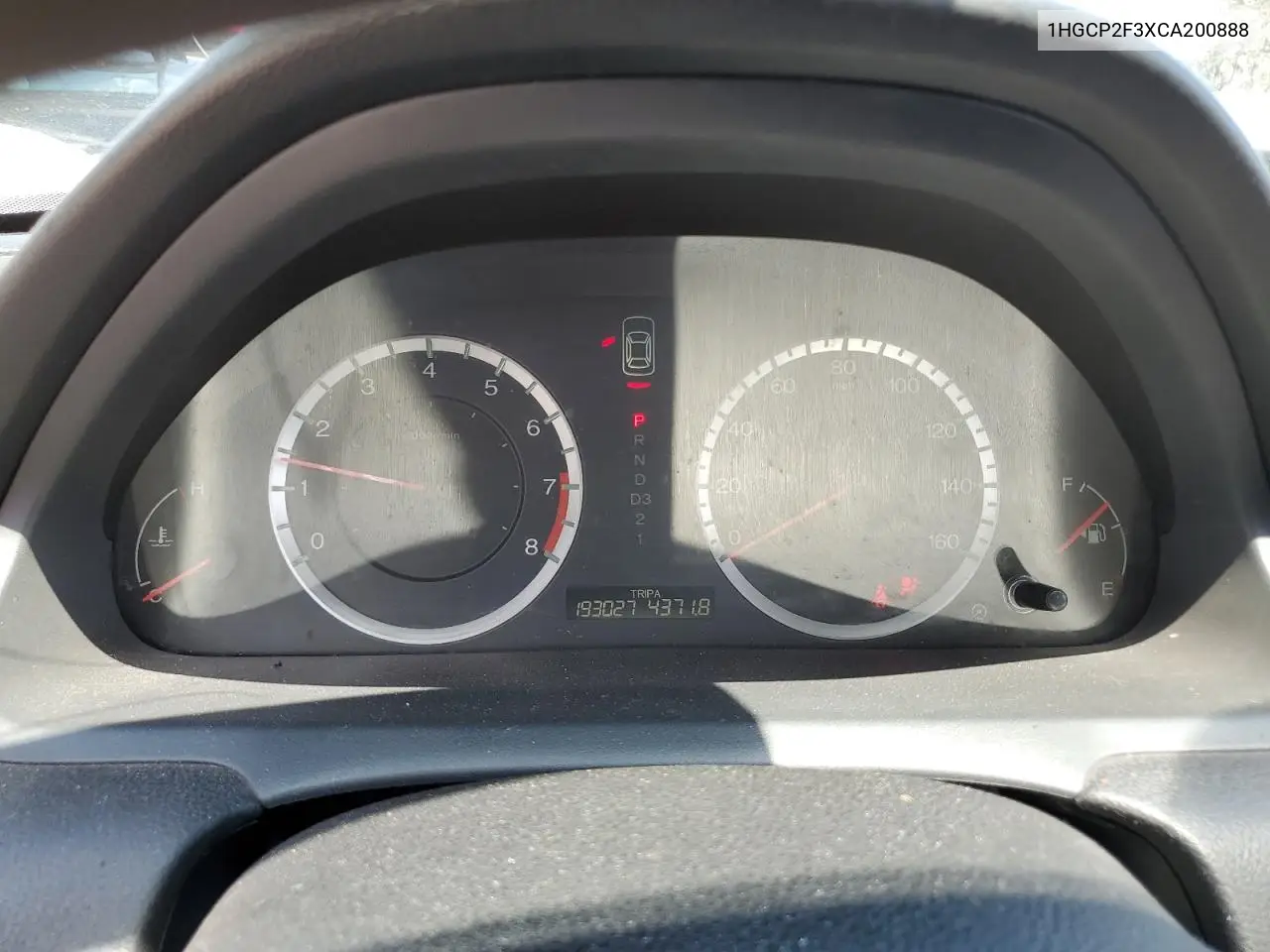 1HGCP2F3XCA200888 2012 Honda Accord Lx
