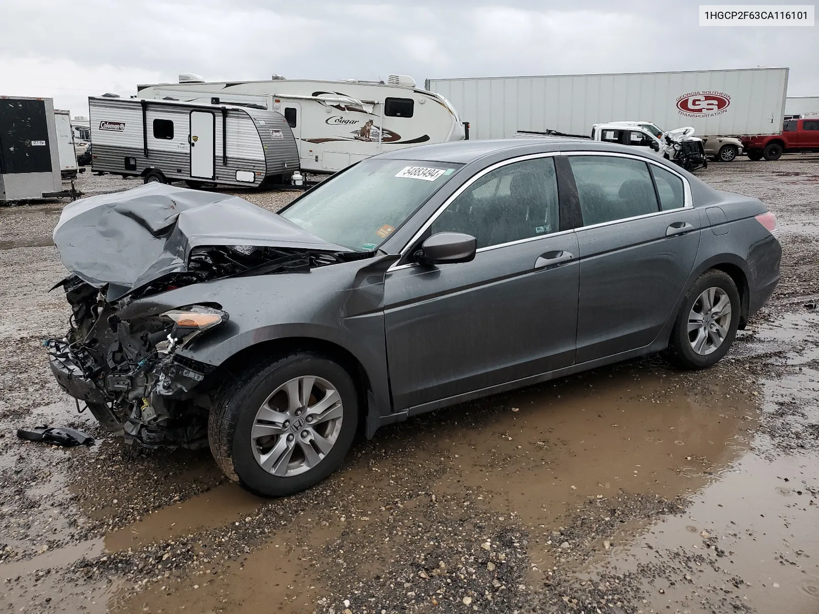 2012 Honda Accord Se VIN: 1HGCP2F63CA116101 Lot: 64506764