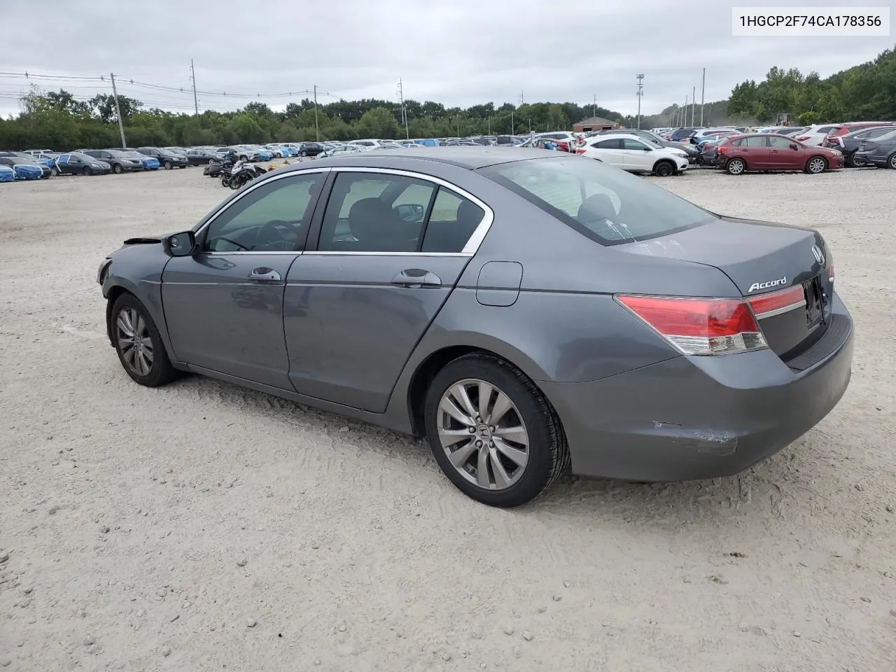 2012 Honda Accord Ex VIN: 1HGCP2F74CA178356 Lot: 70250794