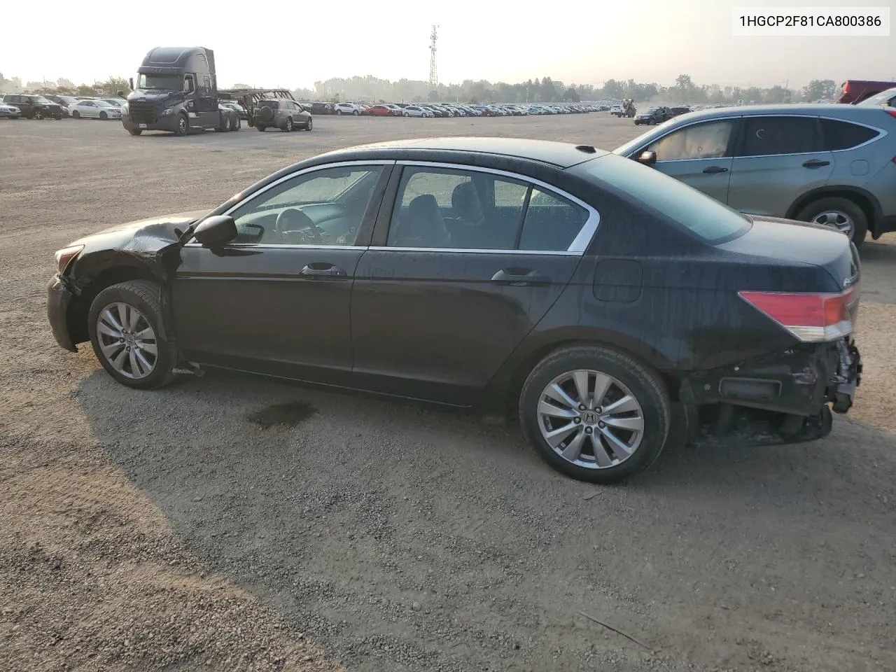 1HGCP2F81CA800386 2012 Honda Accord Exl