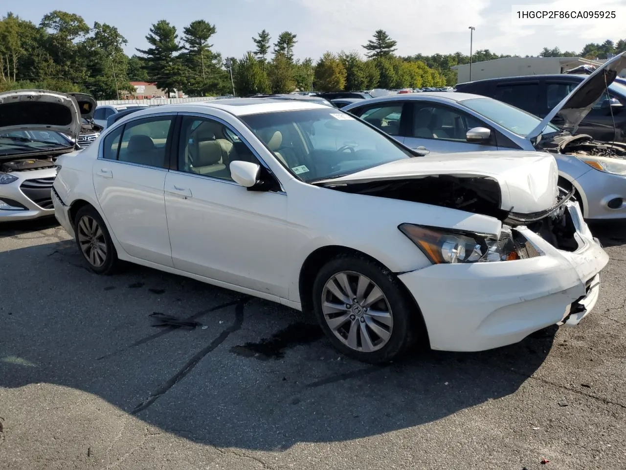 2012 Honda Accord Exl VIN: 1HGCP2F86CA095925 Lot: 71161774