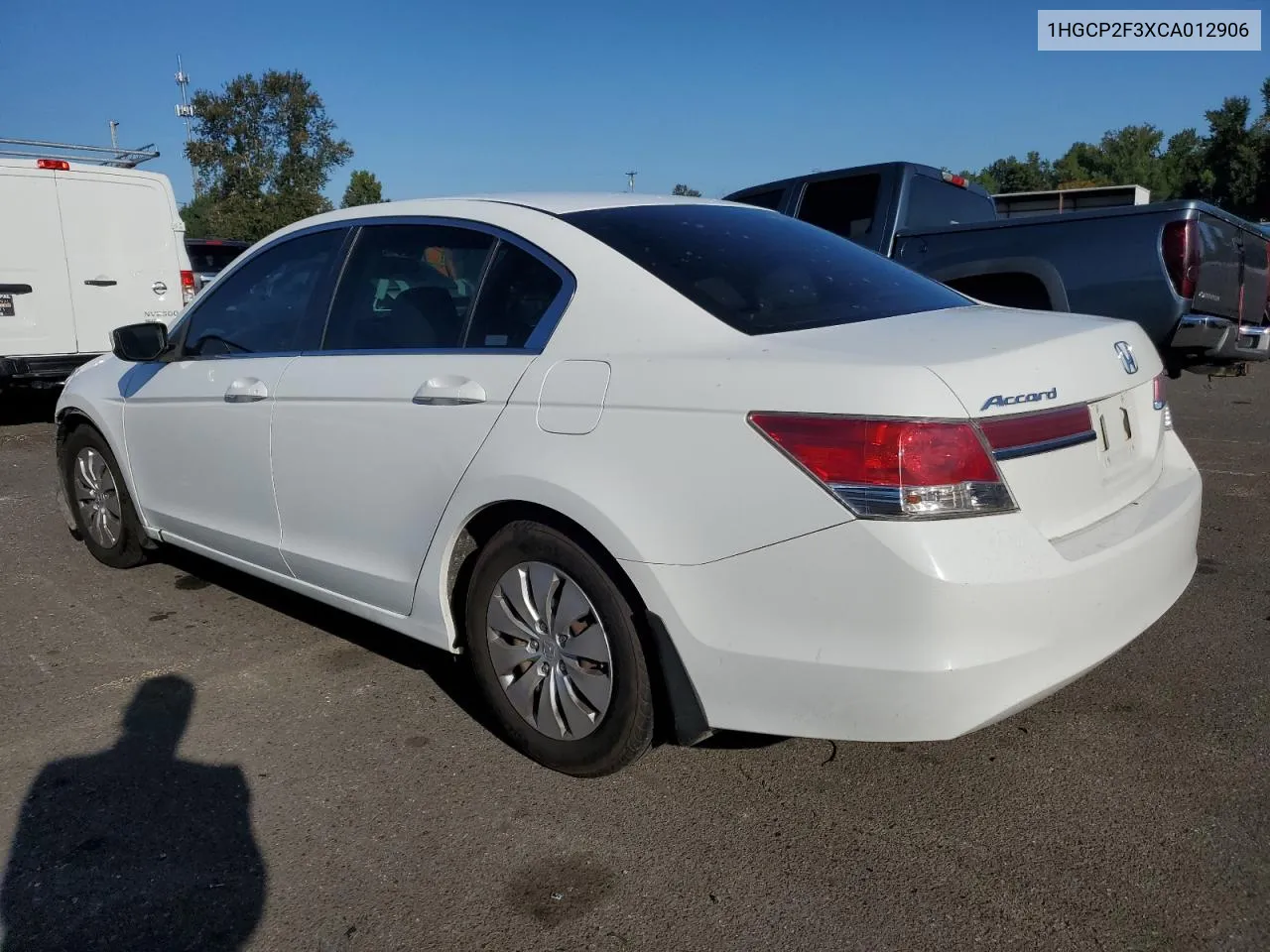 1HGCP2F3XCA012906 2012 Honda Accord Lx