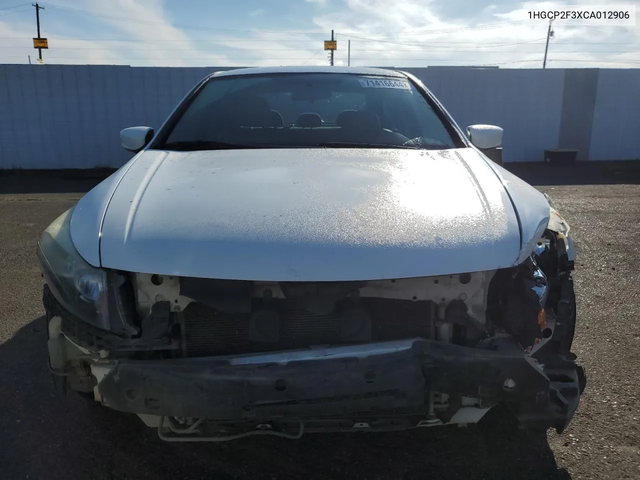 1HGCP2F3XCA012906 2012 Honda Accord Lx