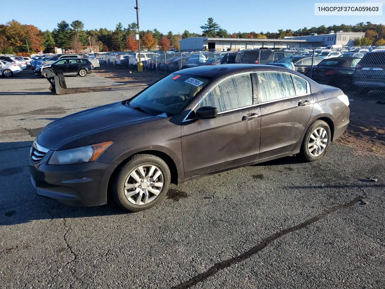 1HGCP2F37CA059603 2012 Honda Accord Lx