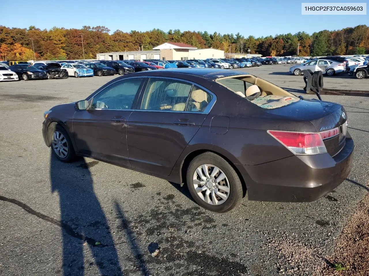 1HGCP2F37CA059603 2012 Honda Accord Lx