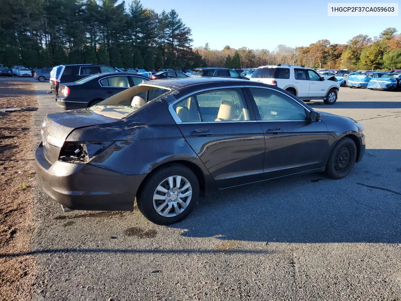 1HGCP2F37CA059603 2012 Honda Accord Lx