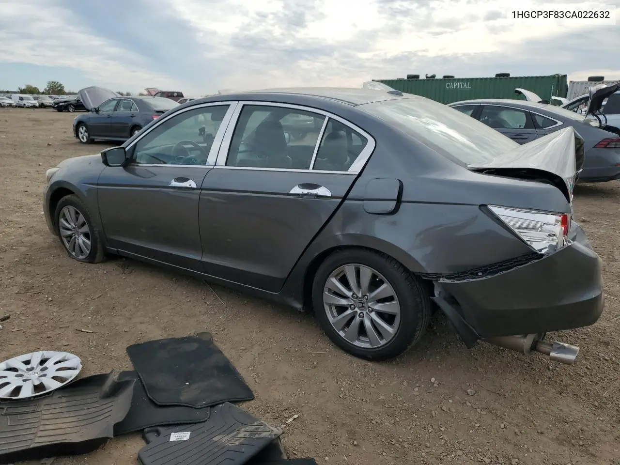 1HGCP3F83CA022632 2012 Honda Accord Exl