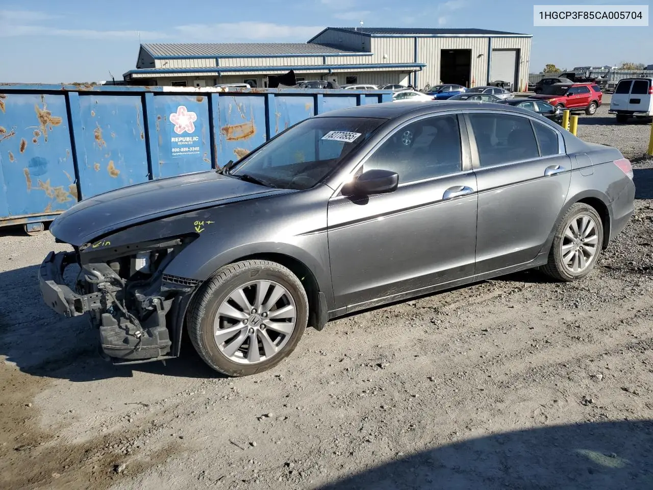 1HGCP3F85CA005704 2012 Honda Accord Exl