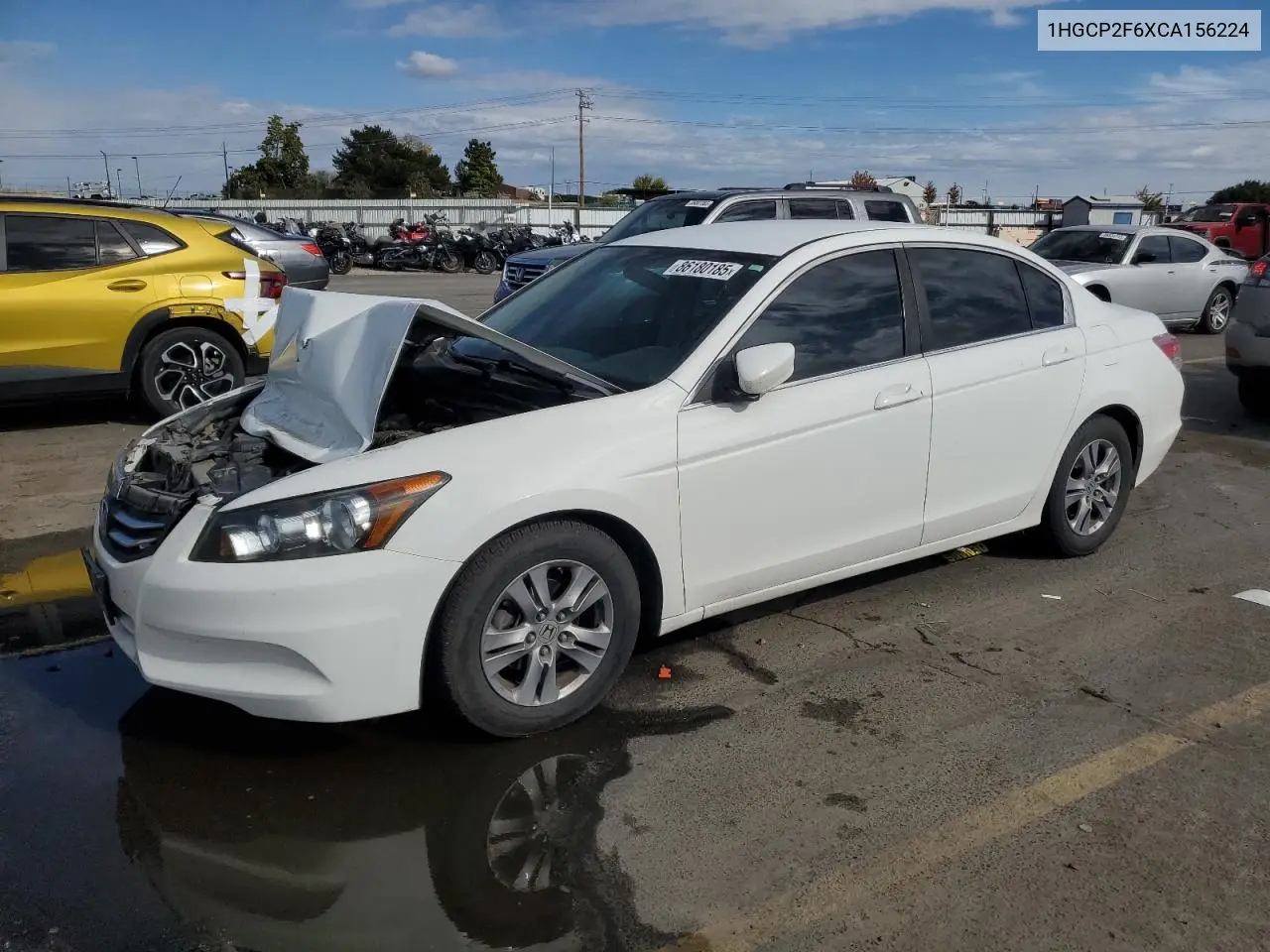 1HGCP2F6XCA156224 2012 Honda Accord Se