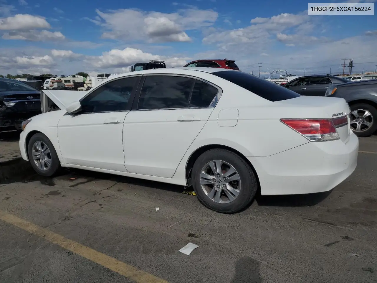 1HGCP2F6XCA156224 2012 Honda Accord Se