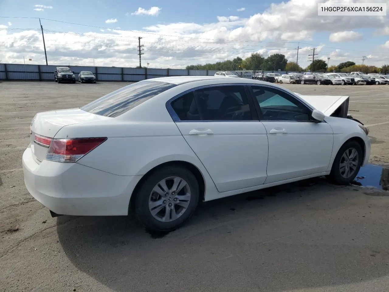 1HGCP2F6XCA156224 2012 Honda Accord Se