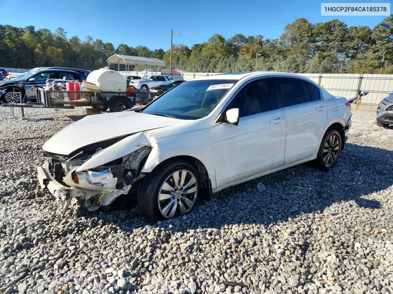 1HGCP2F84CA185378 2012 Honda Accord Exl