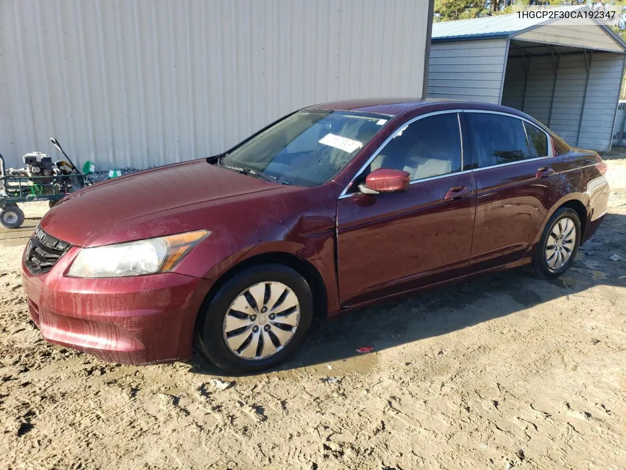 1HGCP2F30CA192347 2012 Honda Accord Lx