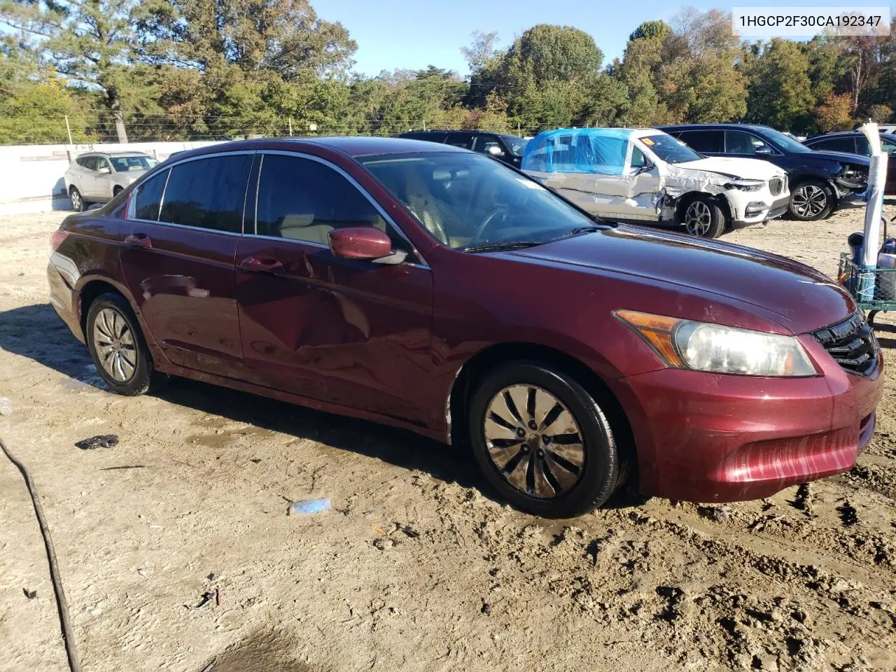 1HGCP2F30CA192347 2012 Honda Accord Lx