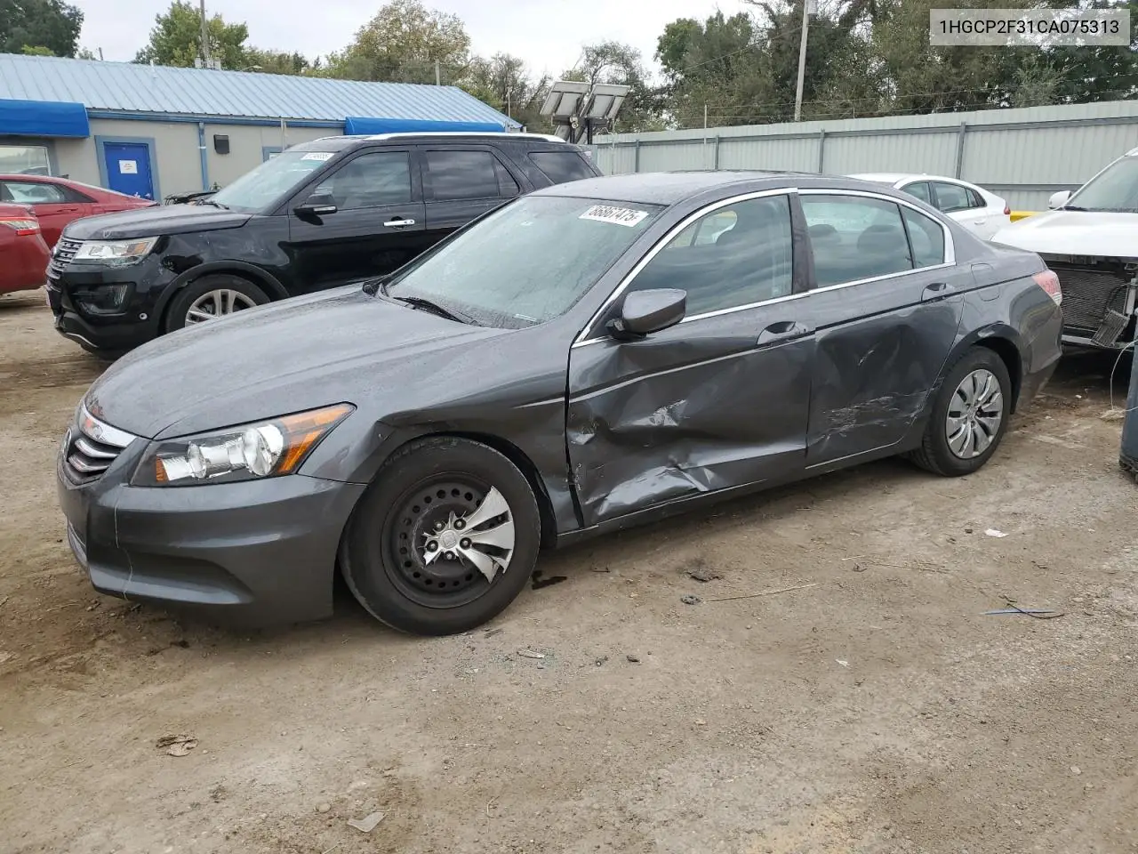 1HGCP2F31CA075313 2012 Honda Accord Lx