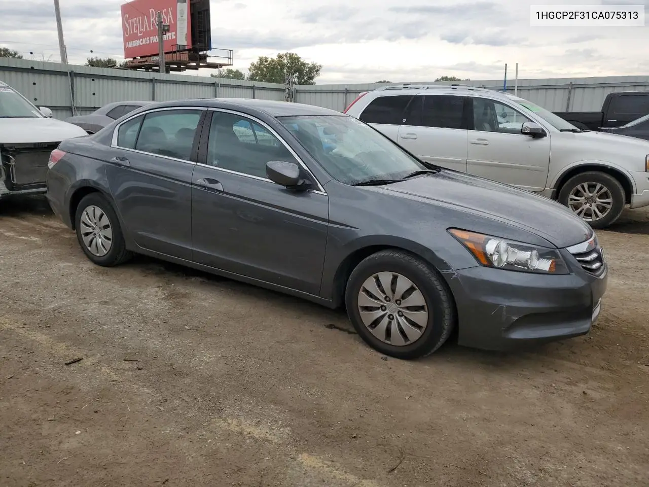 1HGCP2F31CA075313 2012 Honda Accord Lx