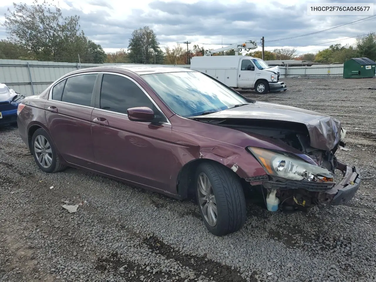 1HGCP2F76CA045677 2012 Honda Accord Ex