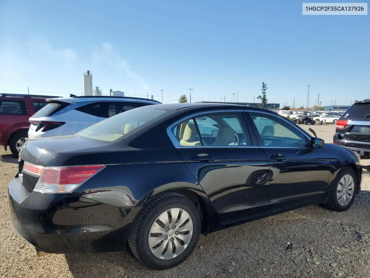 1HGCP2F35CA137926 2012 Honda Accord Lx