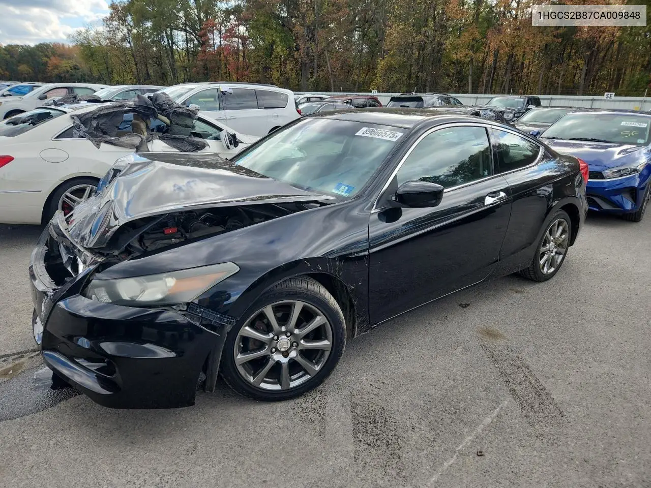 1HGCS2B87CA009848 2012 Honda Accord Exl