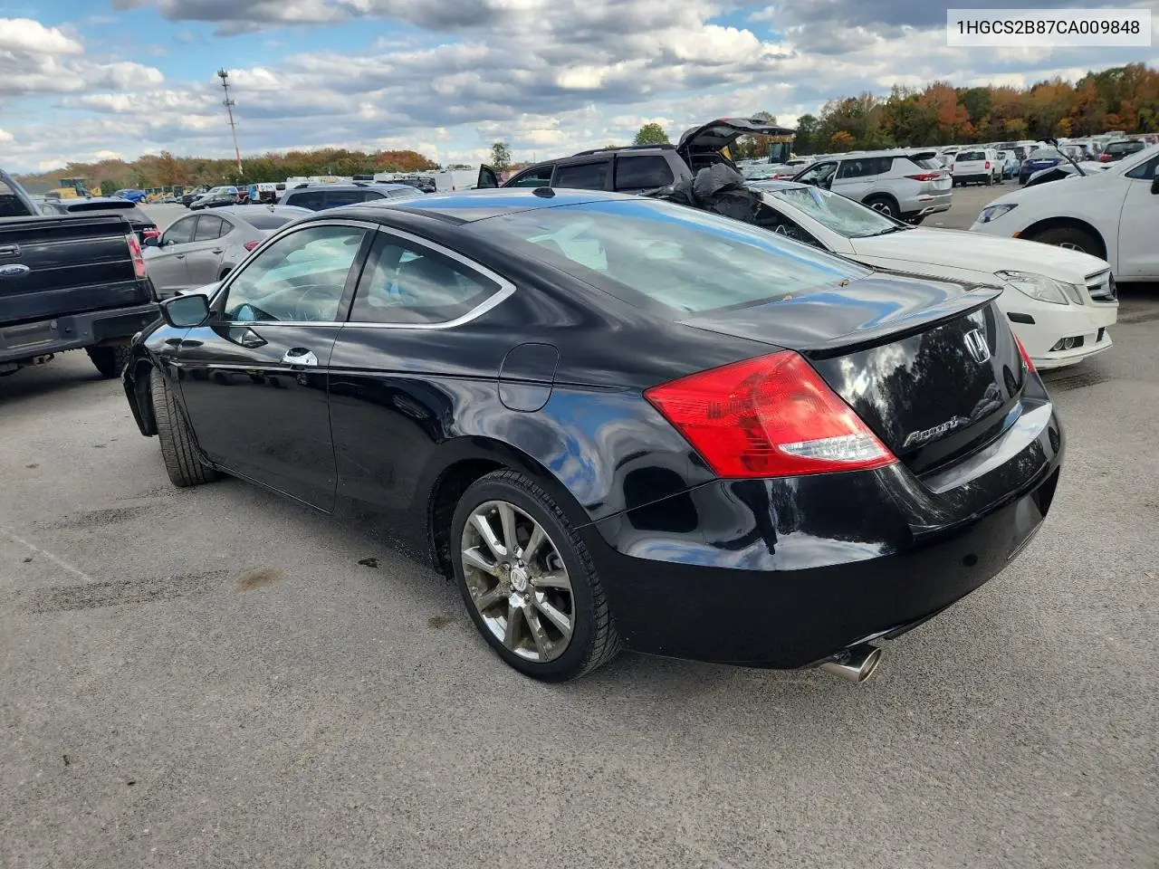 1HGCS2B87CA009848 2012 Honda Accord Exl