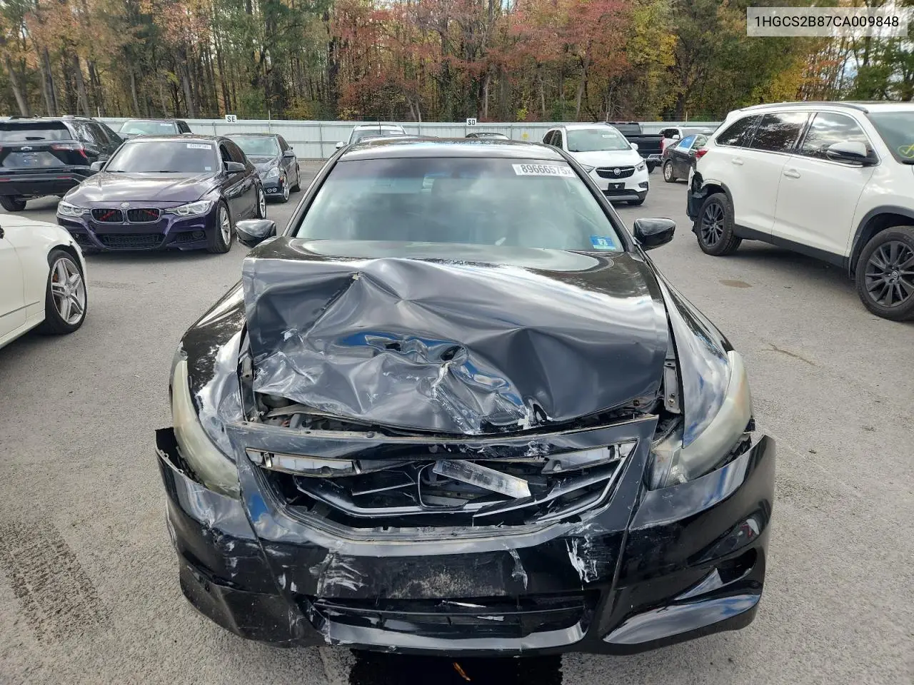1HGCS2B87CA009848 2012 Honda Accord Exl