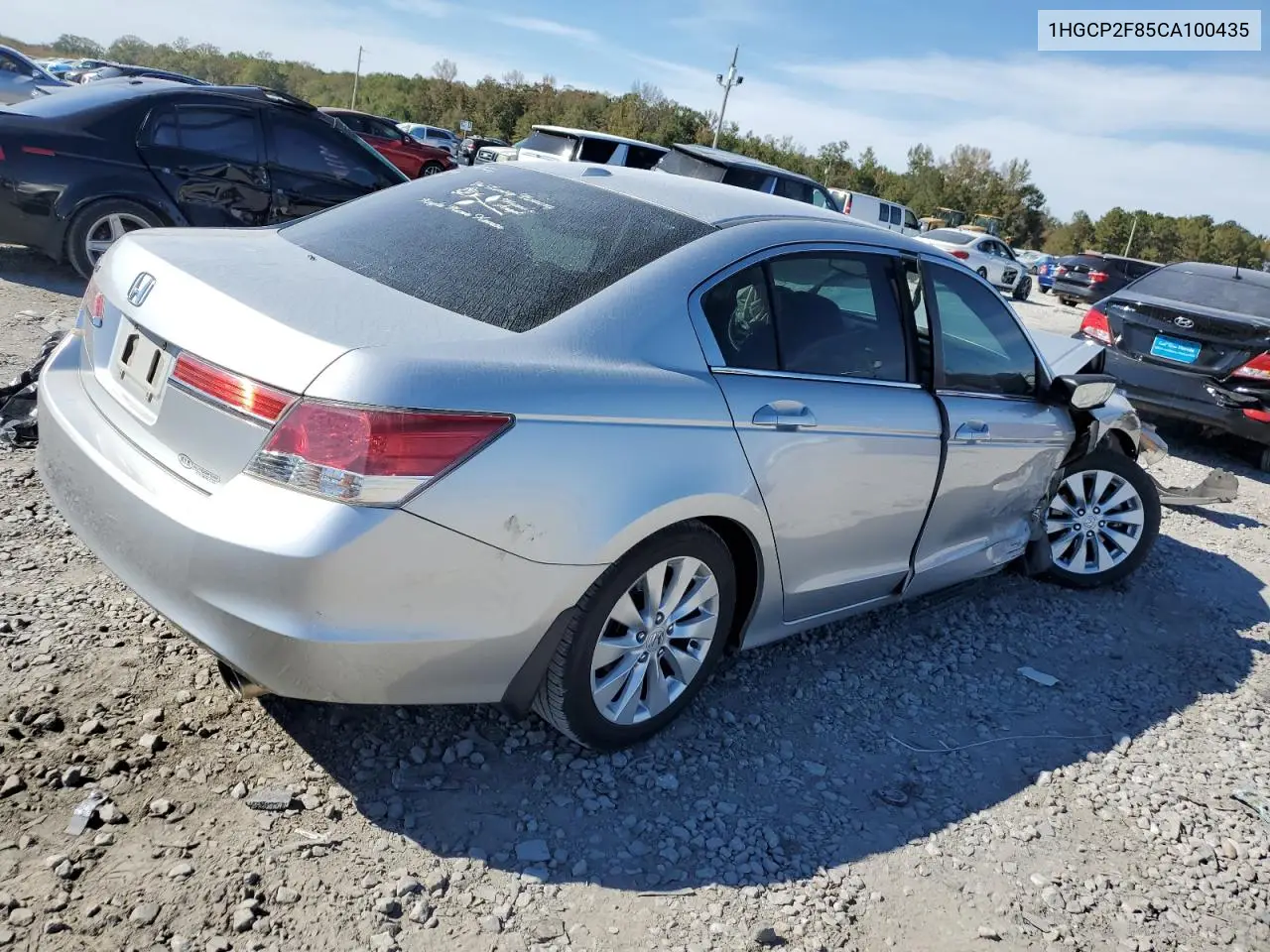 1HGCP2F85CA100435 2012 Honda Accord Exl
