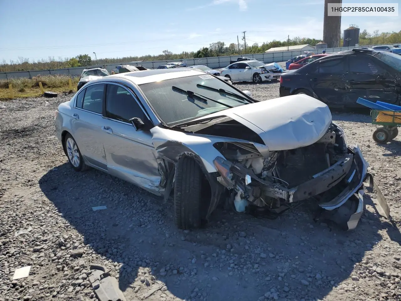 1HGCP2F85CA100435 2012 Honda Accord Exl
