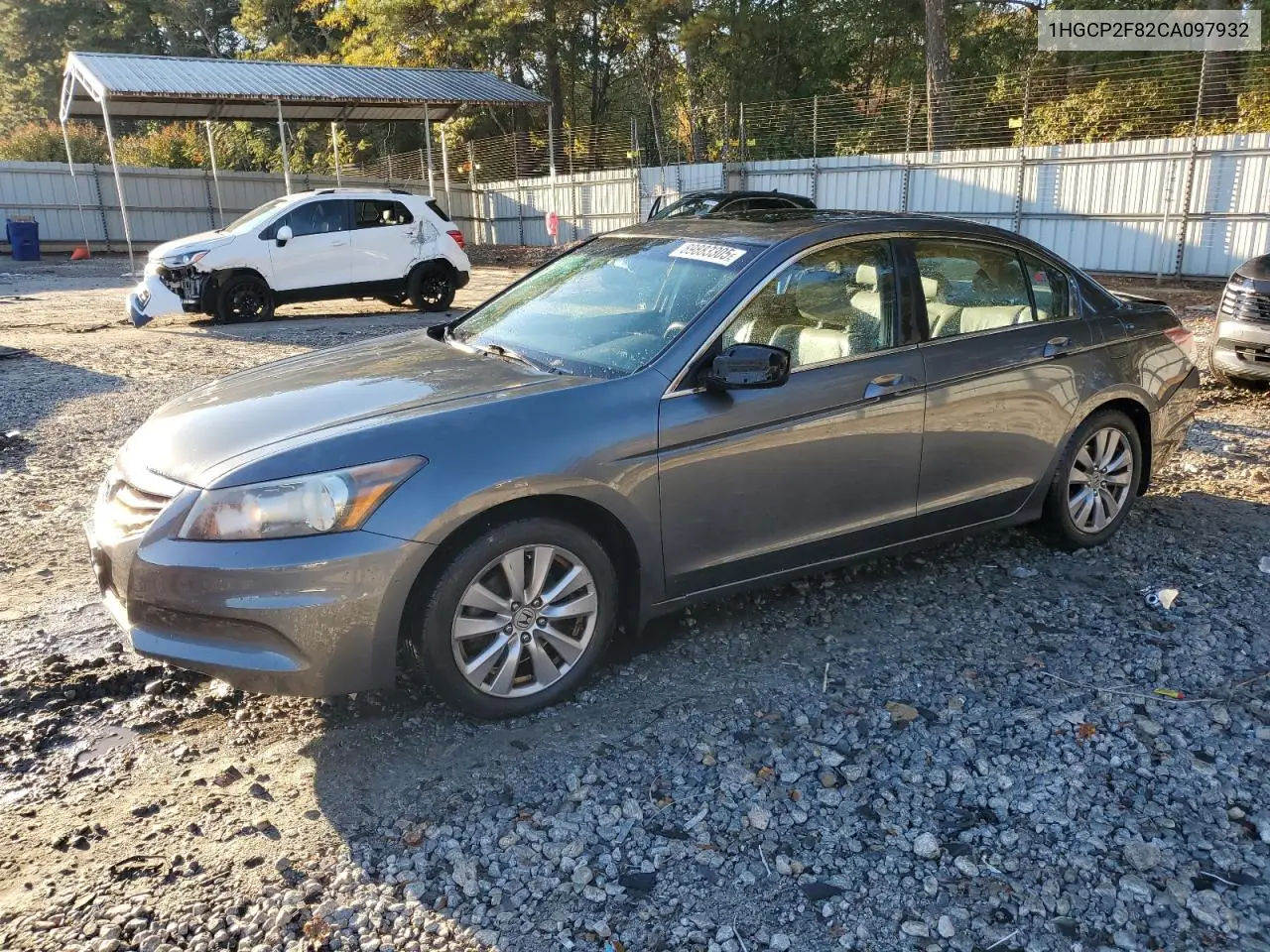 1HGCP2F82CA097932 2012 Honda Accord Exl