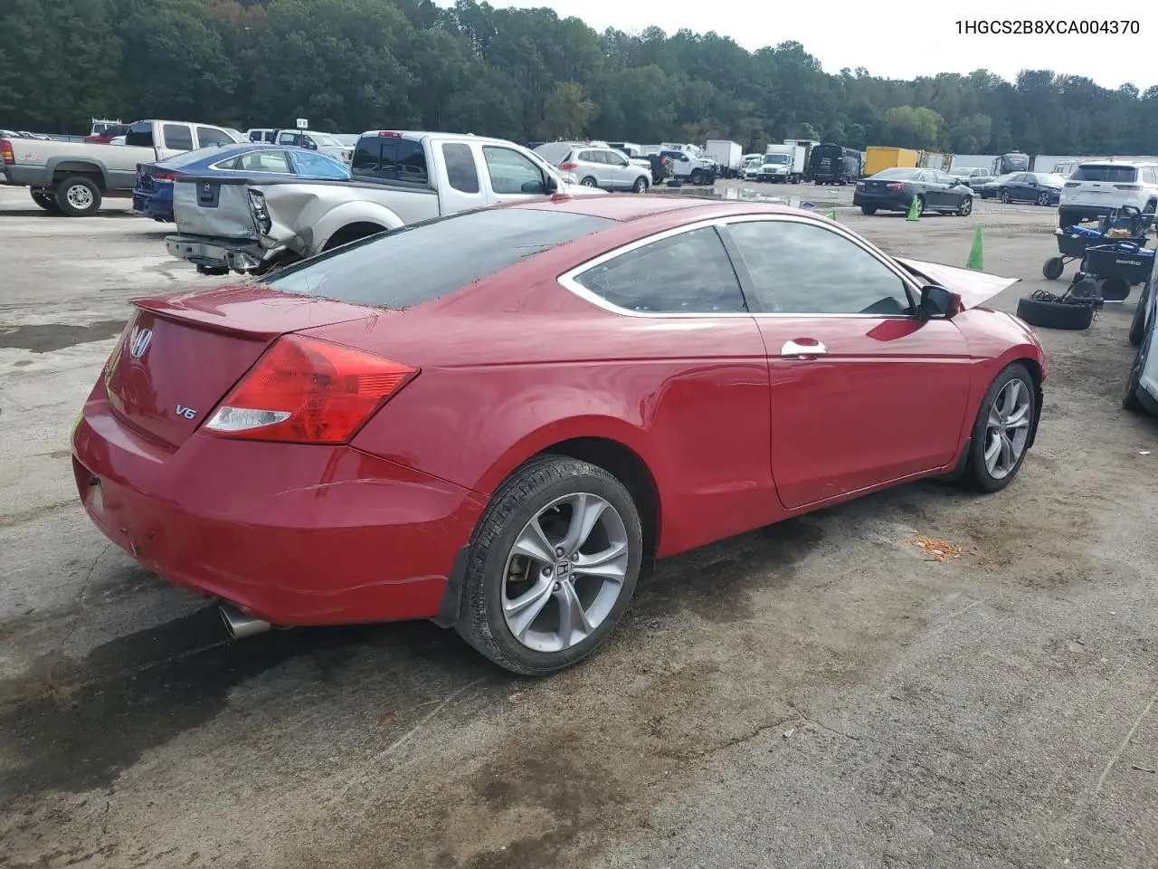 1HGCS2B8XCA004370 2012 Honda Accord Exl