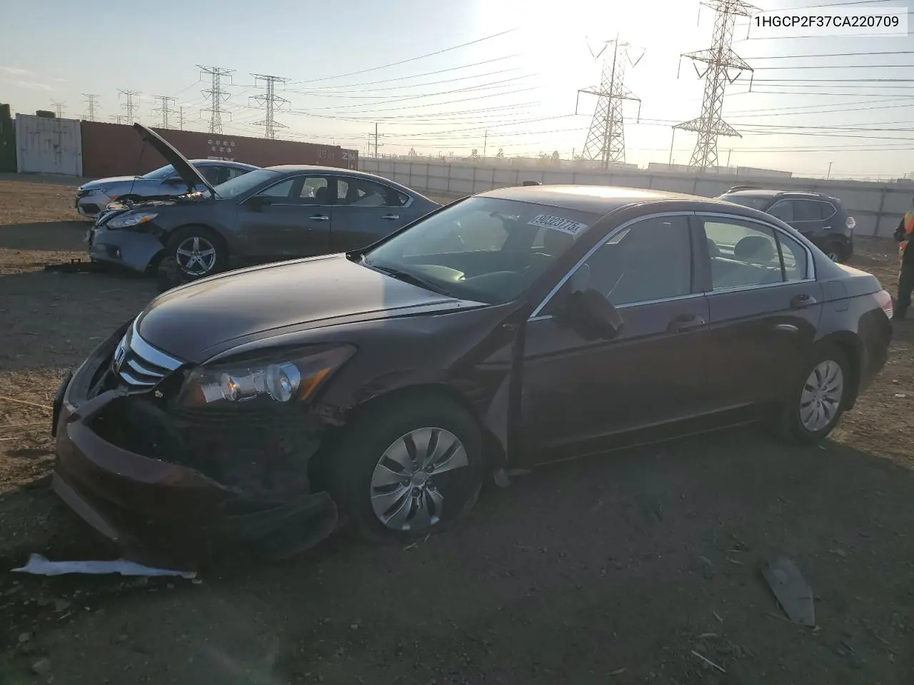 1HGCP2F37CA220709 2012 Honda Accord Lx