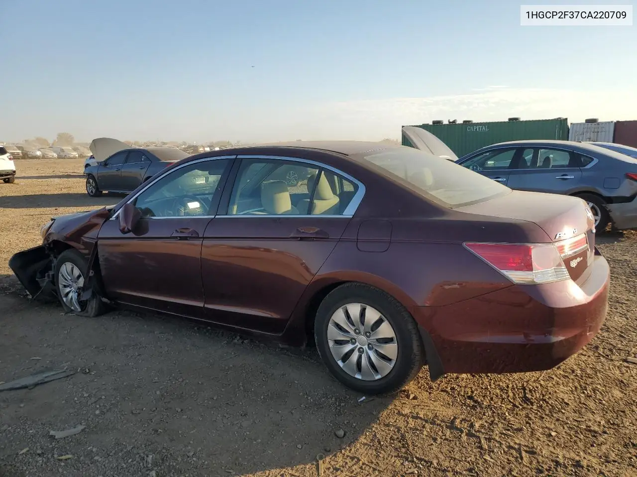 1HGCP2F37CA220709 2012 Honda Accord Lx