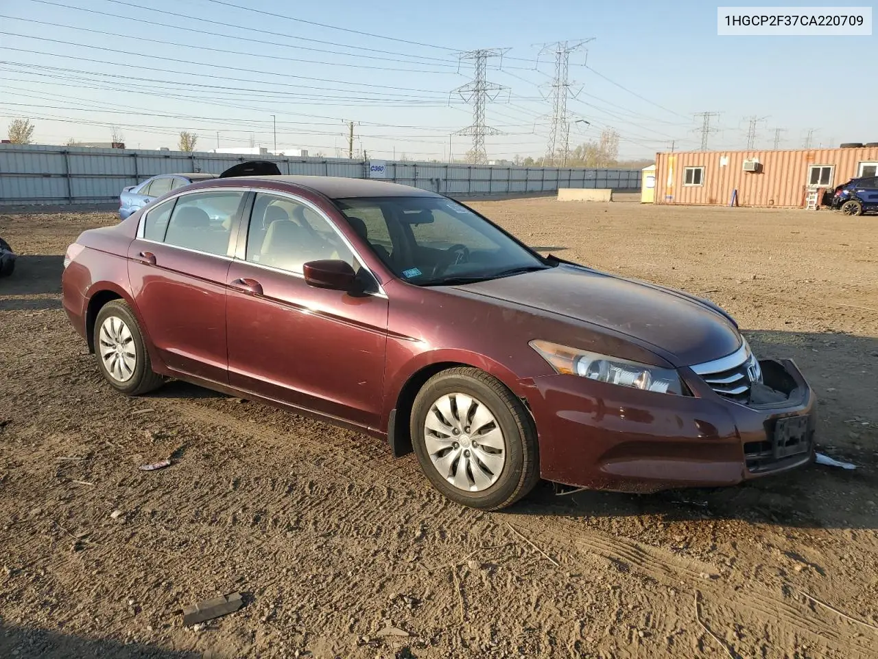 1HGCP2F37CA220709 2012 Honda Accord Lx