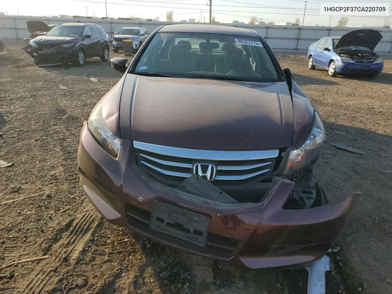 1HGCP2F37CA220709 2012 Honda Accord Lx