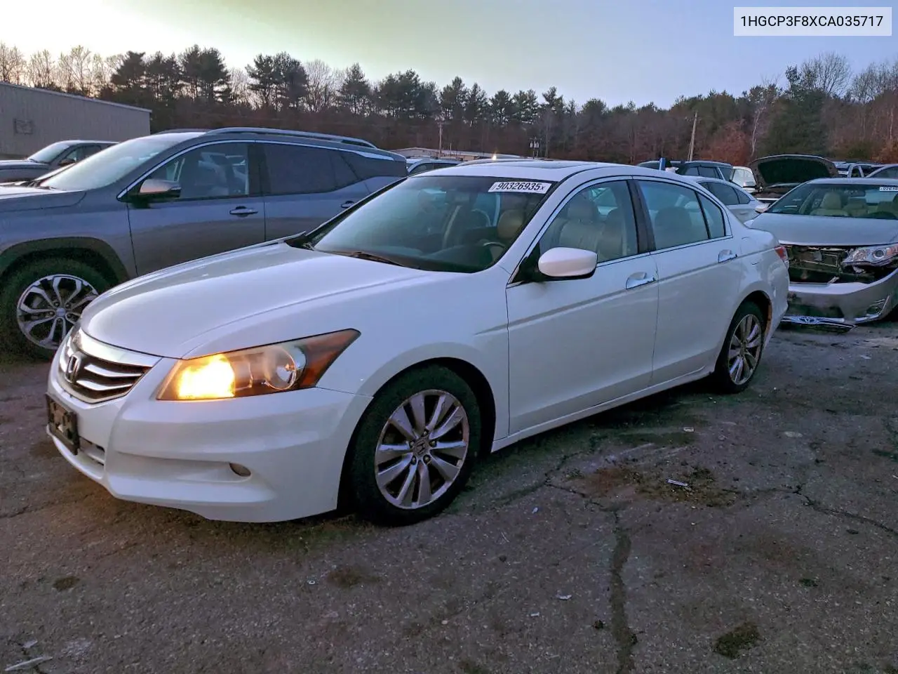 1HGCP3F8XCA035717 2012 Honda Accord Exl