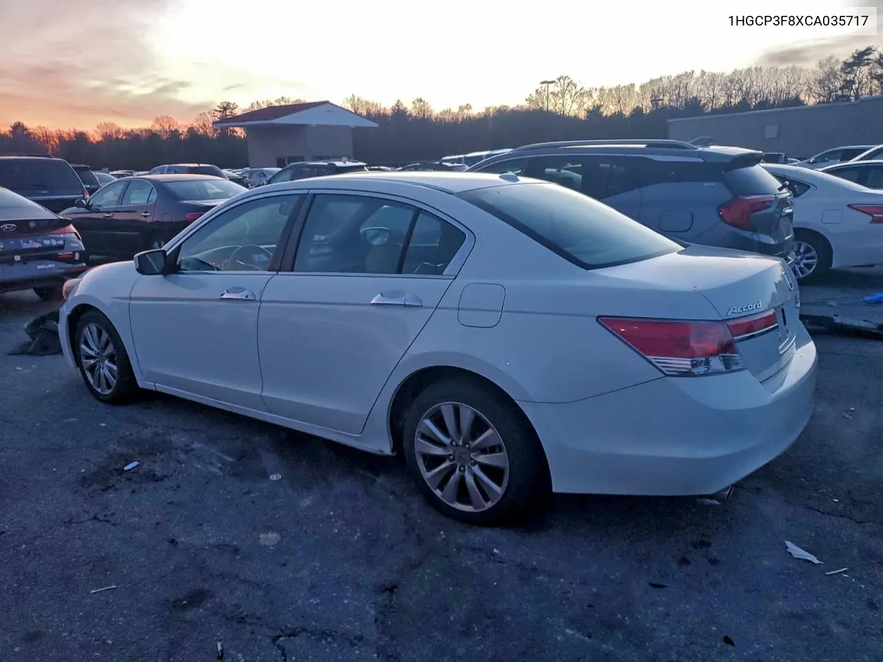1HGCP3F8XCA035717 2012 Honda Accord Exl