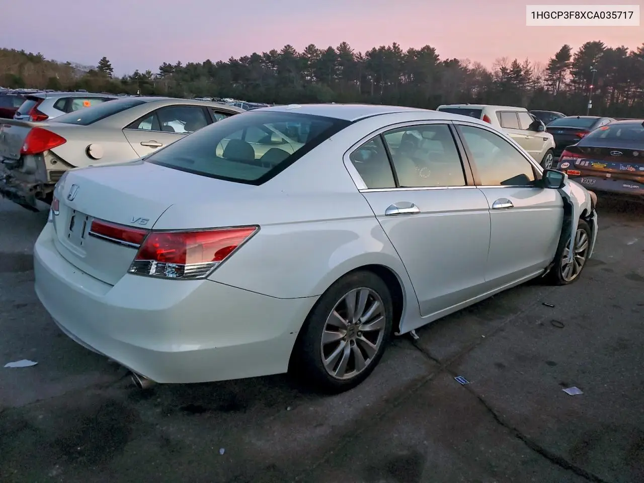 1HGCP3F8XCA035717 2012 Honda Accord Exl