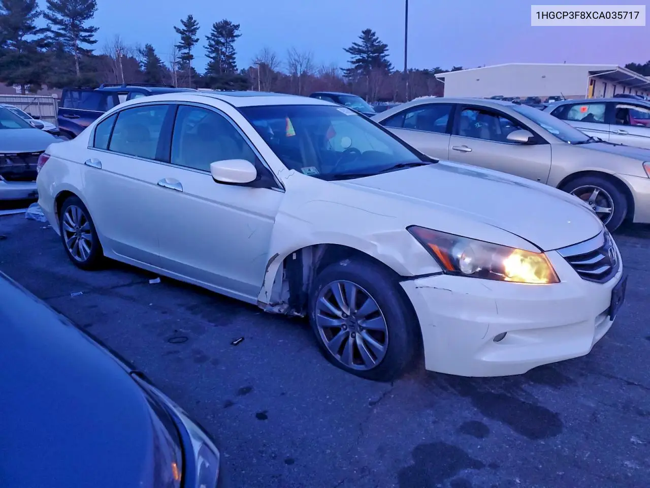 1HGCP3F8XCA035717 2012 Honda Accord Exl