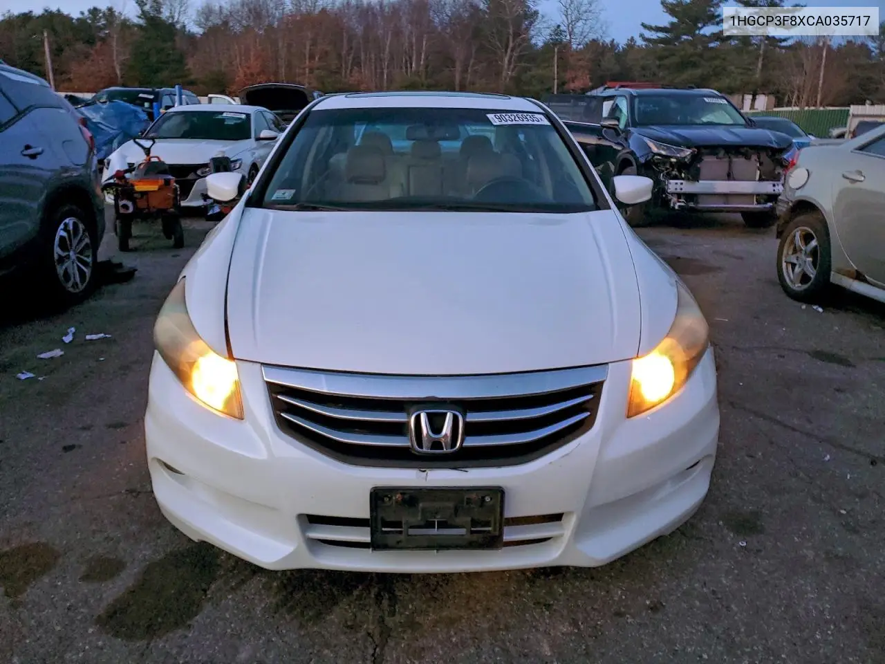 1HGCP3F8XCA035717 2012 Honda Accord Exl