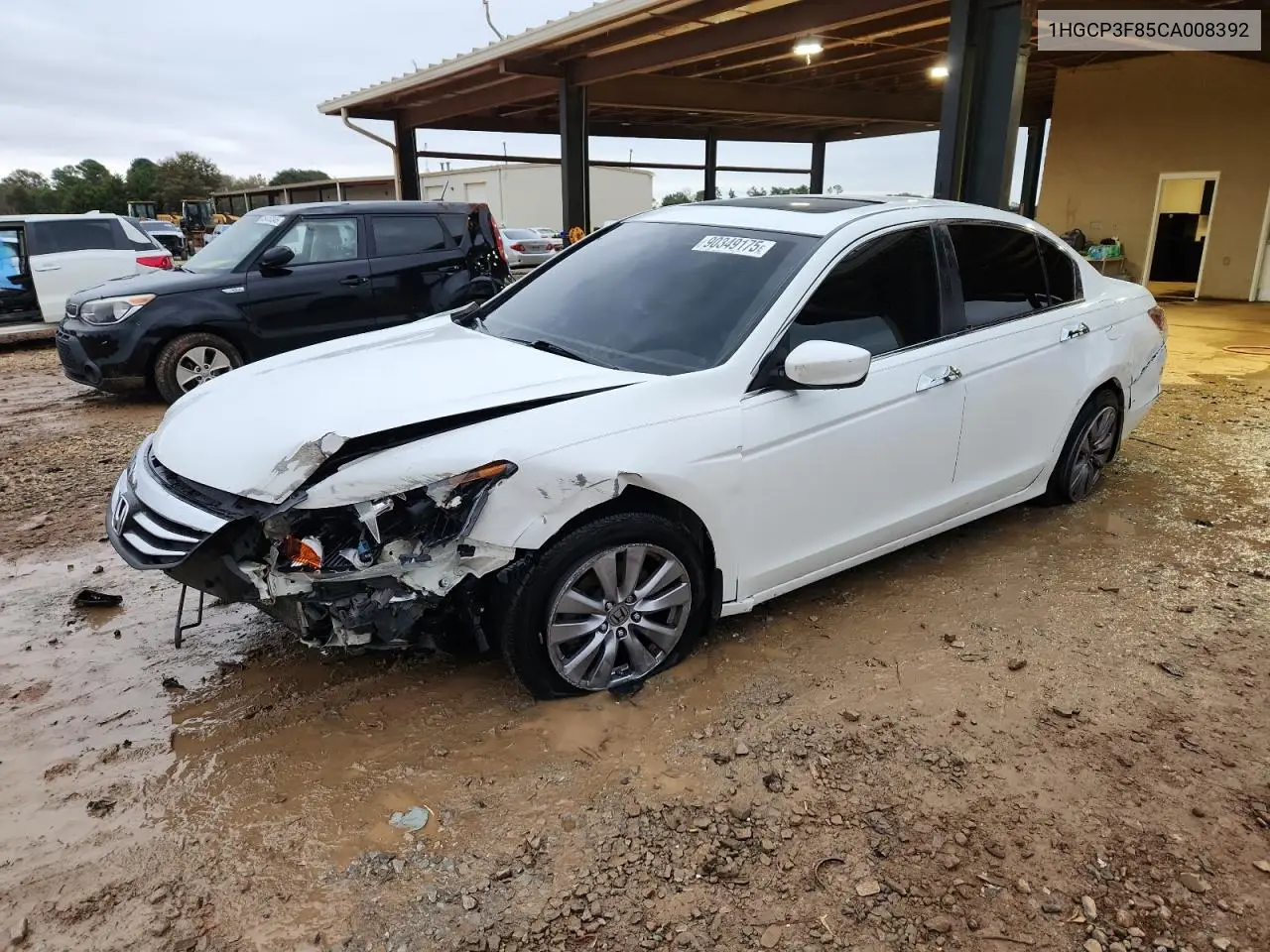 1HGCP3F85CA008392 2012 Honda Accord Exl