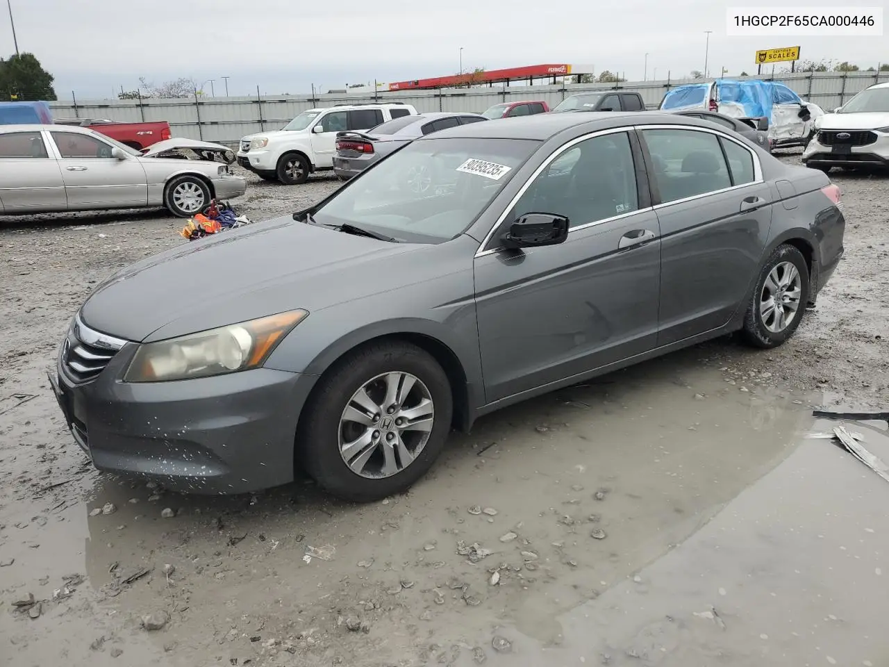 1HGCP2F65CA000446 2012 Honda Accord Se