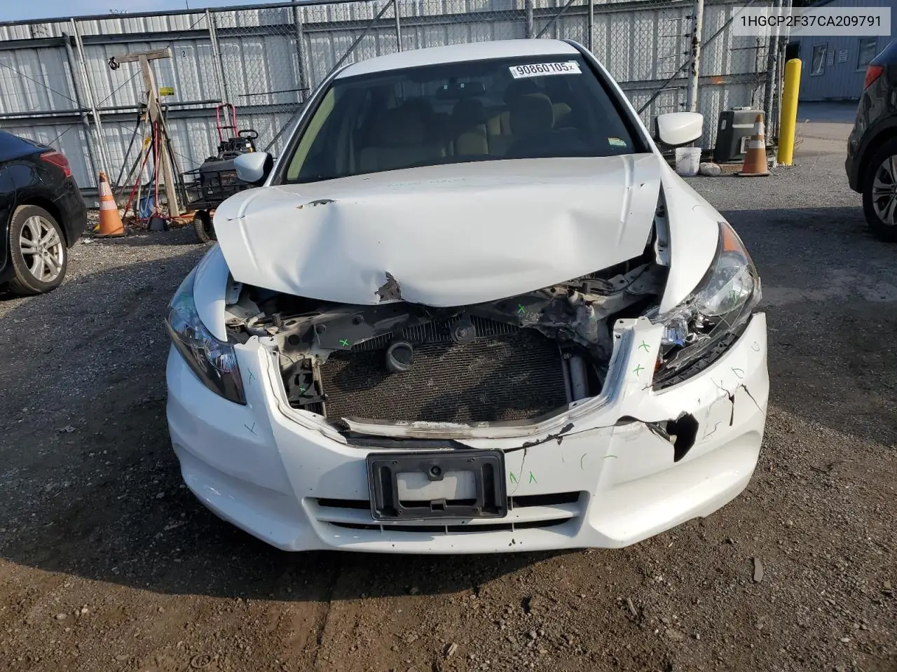 1HGCP2F37CA209791 2012 Honda Accord Lx